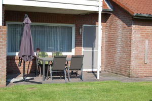 Terrasse Ferienwohnung Braun Norddeich