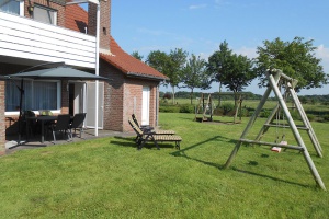 Garten Schaukel Ferienwohnung Braun Norddeich